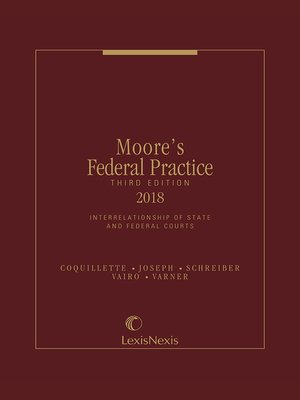 cover image of Moore's Federal Practice